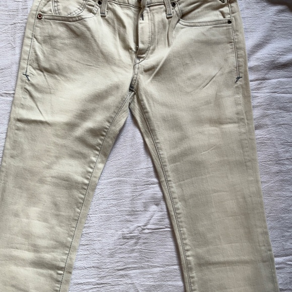 Original Replay Benoules Skinny colour is cream white pants sz 28/34 - Picture 3 of 8